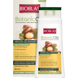 Bioblas Botanic Oils - odżywczy szampon arganowy przeciw wypadaniu włosów 360 ml