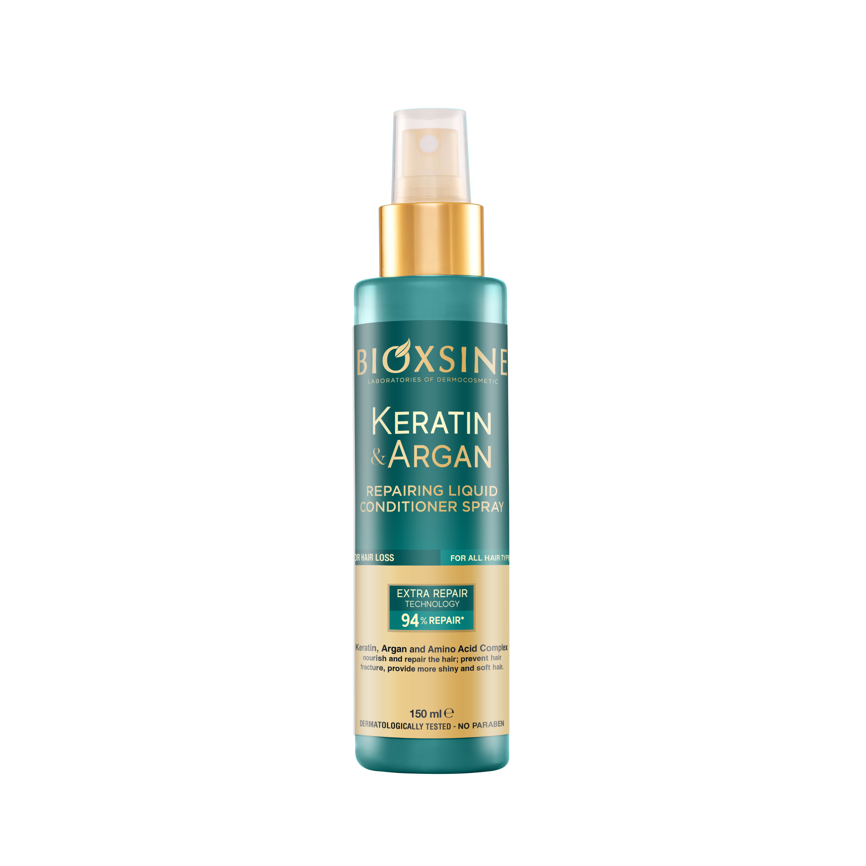 Bioxsine Keratin&Argan - regenerująca odżywka w sprayu 150 ml