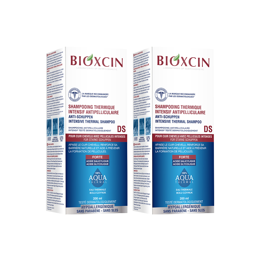 Bioxcin Aqua Thermal DS Intensywny Szampon Przeciwłupieżowy 2x200ml