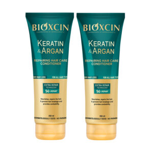 Bioxcin Keratin&Argan odżywka regenerująco - odbudowująca 2x250 ml