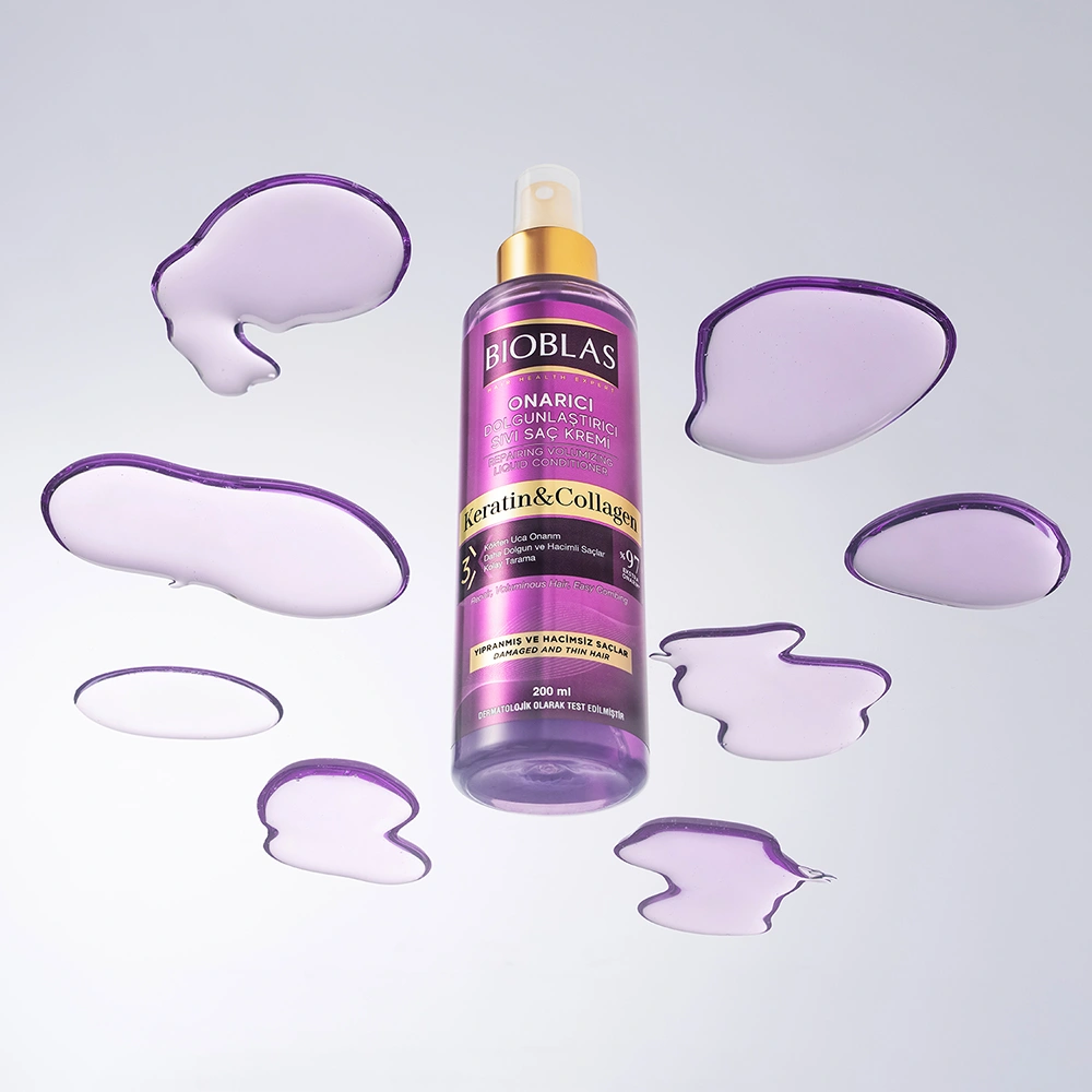 Bioblas - Kolagenowo-Keratynowa Odżywka w Sprayu Bez Spłukiwania 200 ml - obrazek 4