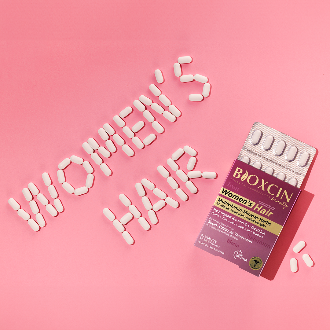 Bioxcin Beauty - Suplement diety na wzmocnienie włosów dla kobiet 30 tabl. - obrazek 2