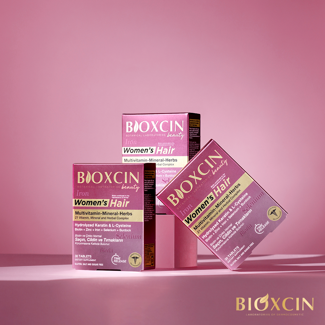 Bioxcin Beauty - Suplement diety na wzmocnienie włosów dla kobiet 30 tabl. - obrazek 3