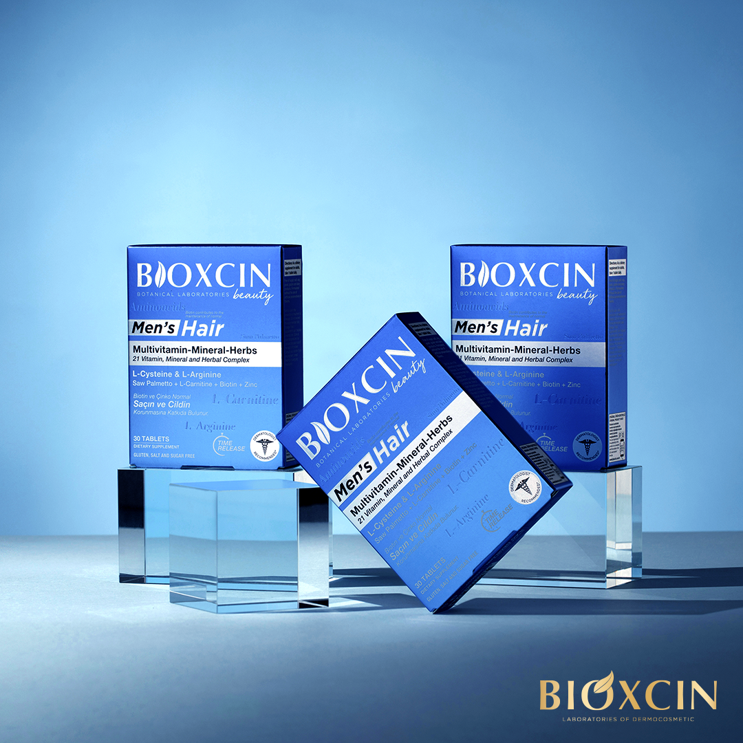 BIOXCIN BEAUTY - Suplement diety na wzmocnienie włosów dla mężczyzn 30 tabl - obrazek 2