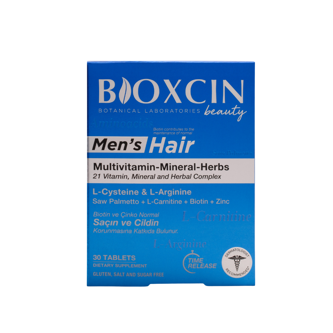 BIOXCIN BEAUTY - Suplement diety na wzmocnienie włosów dla mężczyzn 30 tabl