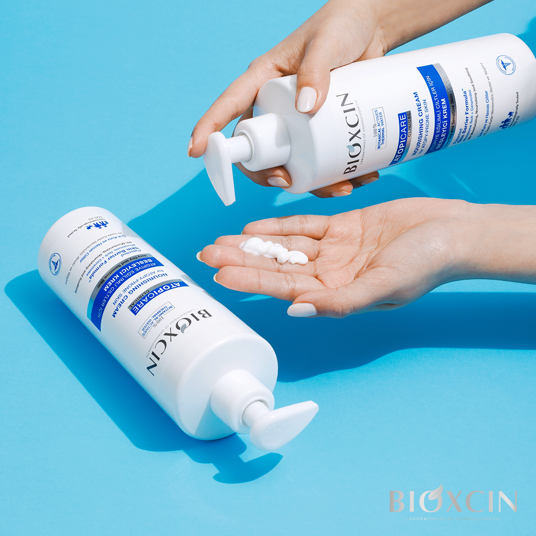 Zestaw Bioxcin Atopicare - krem nawilżający do twarzy 50 ml + krem 500ml - obrazek 6