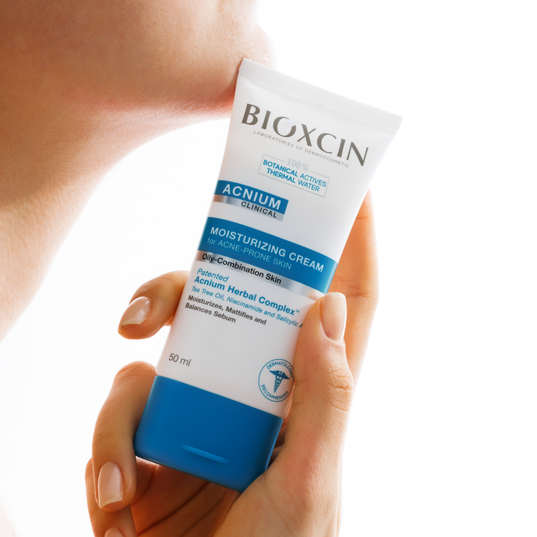 Bioxcin Acnium - krem nawilżający regulujący wydzielanie sebum 50 ml - obrazek 3