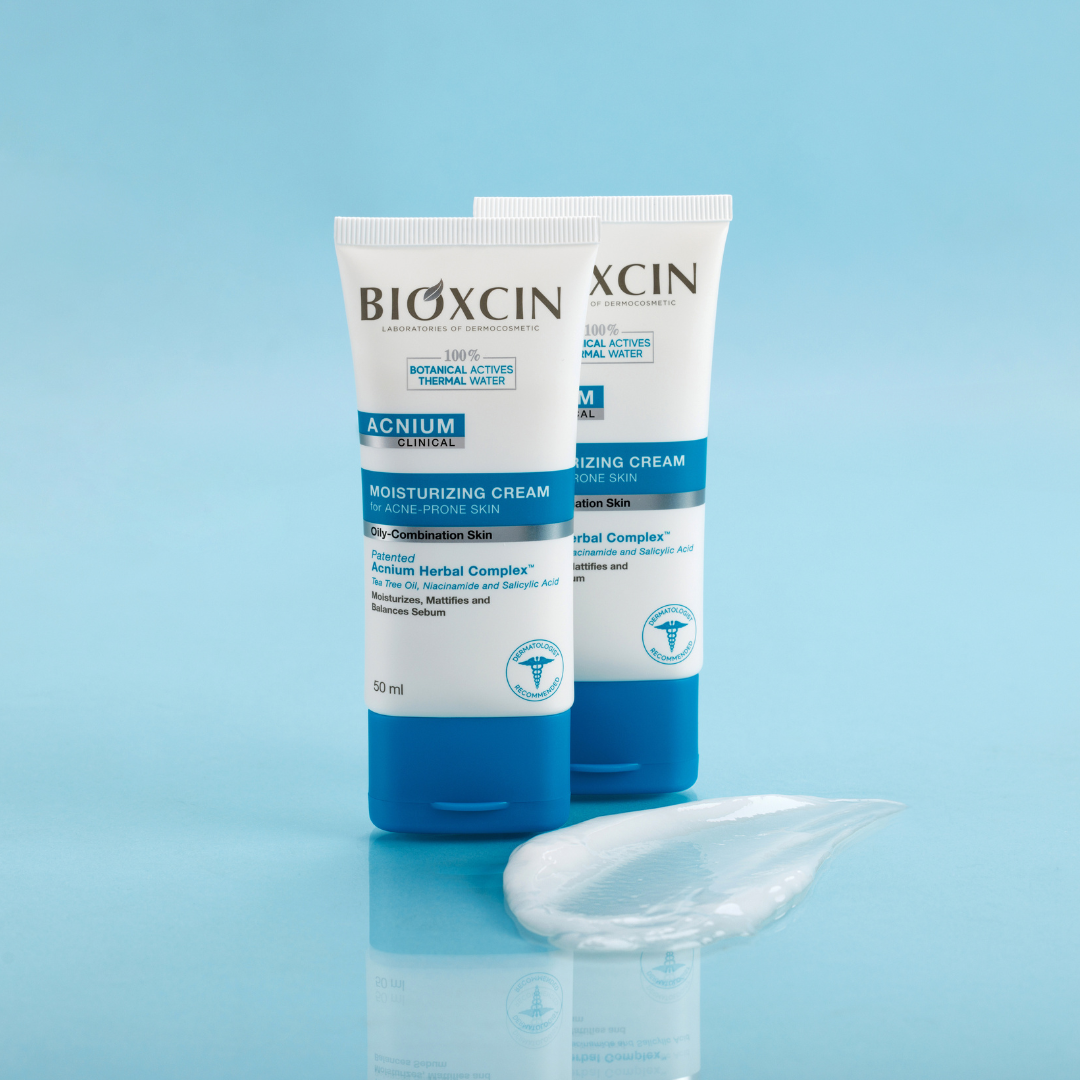 Bioxcin Acnium - krem nawilżający regulujący wydzielanie sebum 50 ml - obrazek 4