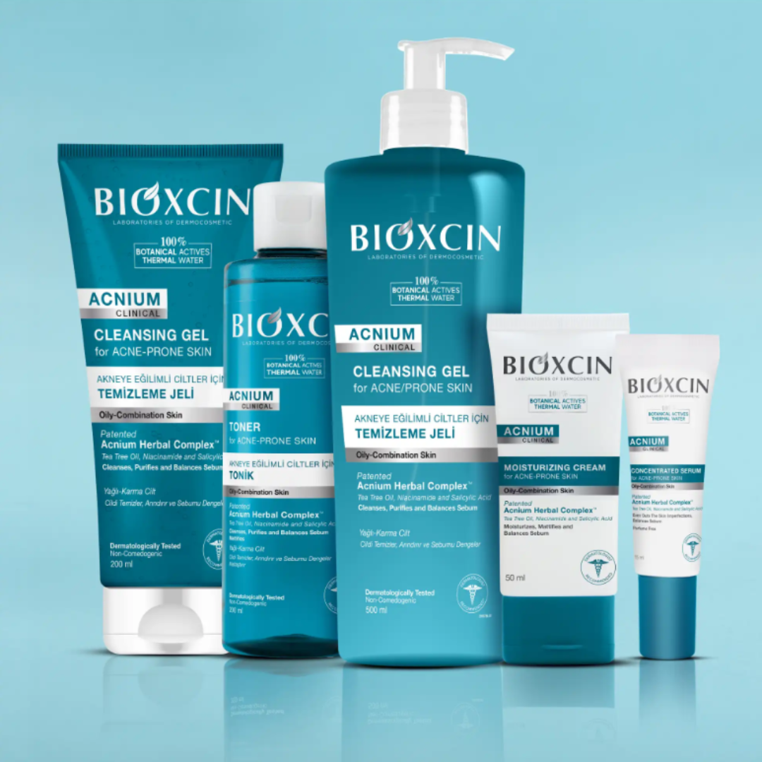 Bioxcin Acnium żel do mycia twarzy regulujący wydzielanie sebum 500 ml - obrazek 3