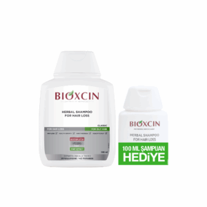 Zestaw Bioxcin Classic szampon przeciw wypadaniu do włosów przetłuszczających się 300 ml + 100 ml gratis