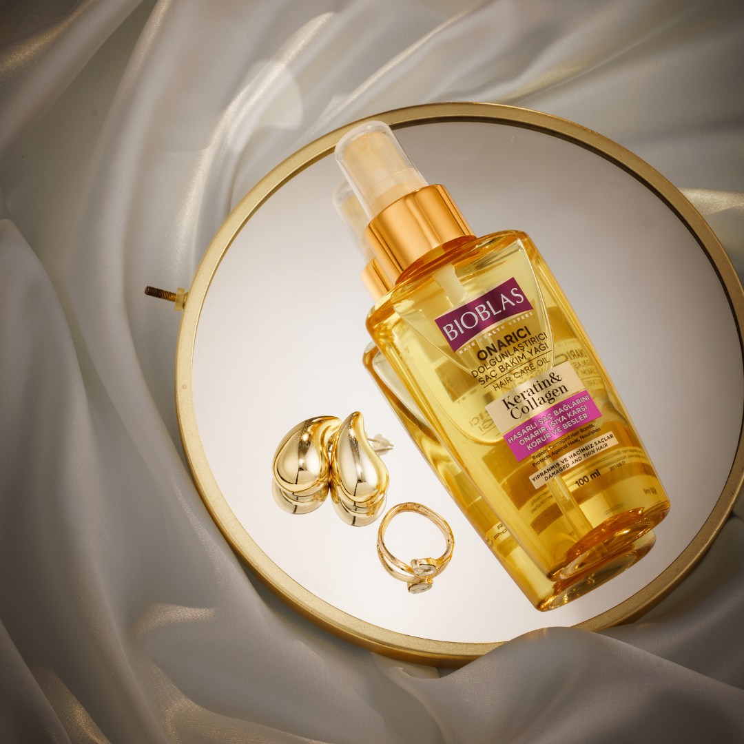 Bioblas Keratin & Collagen - Regenerujący olejek do włosów 2x100 ml - obrazek 4