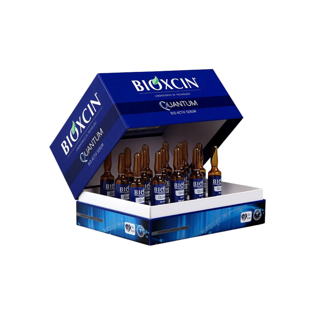 Zestaw Bioxcin Quantum - Serum 15x6ml + Szampon do włosów tłustych 300ml - obrazek 2