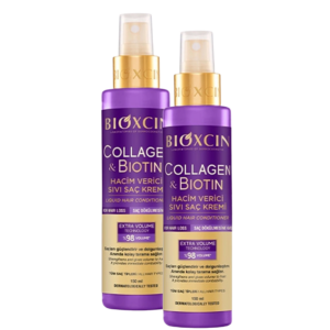 Bioxcin Collagen & Biotin Odżywka do Włosów z Kolagenem i Biotyną w Płynie 2 x 150 ml